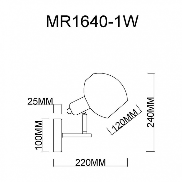 Бра MyFar Diana MR1640-1W