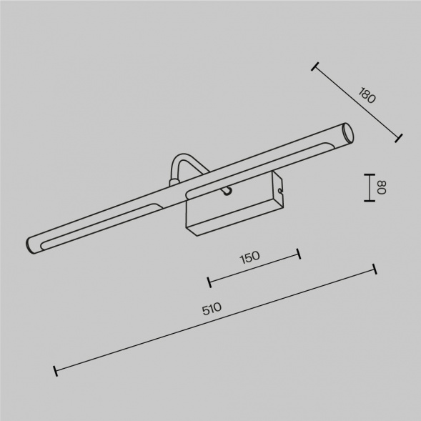Подсветка Maytoni MIR266WL-L12BS4K