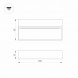 Уличный настенный светодиодный светильник Arlight LGD-Trace-S200x80-8W Warm3000 029961