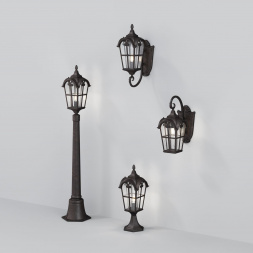 Уличный настенный светильник Maytoni Outdoor Albion O413WL-01BZ