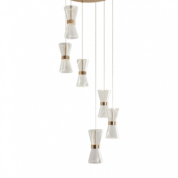 Подвесная светодиодная люстра Freya Dress FR5438PL-L37G