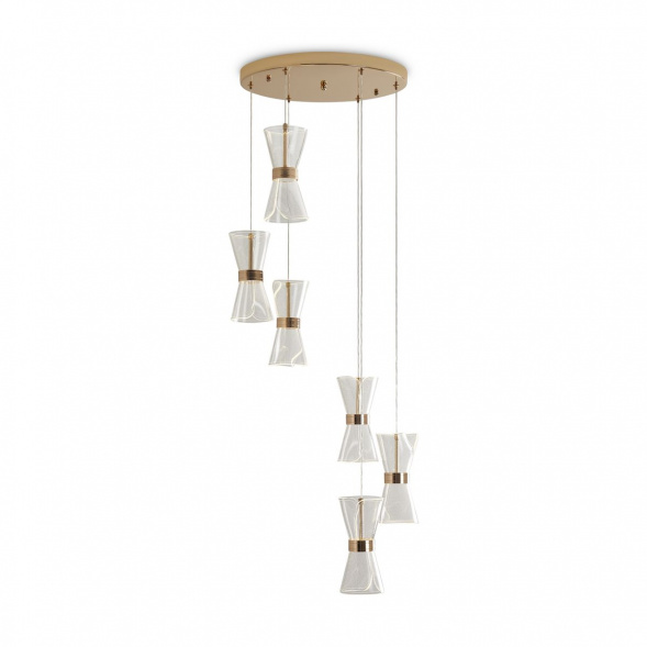 Подвесная светодиодная люстра Freya Dress FR5438PL-L37G