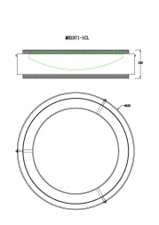 Потолочный светодиодный светильник MyFar Anders MR2371-1CL