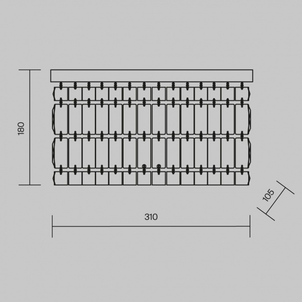 Настенный светильник Maytoni Dune DIA005WL-02CH
