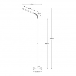 Торшер Lucide Gilly 36712/05/31