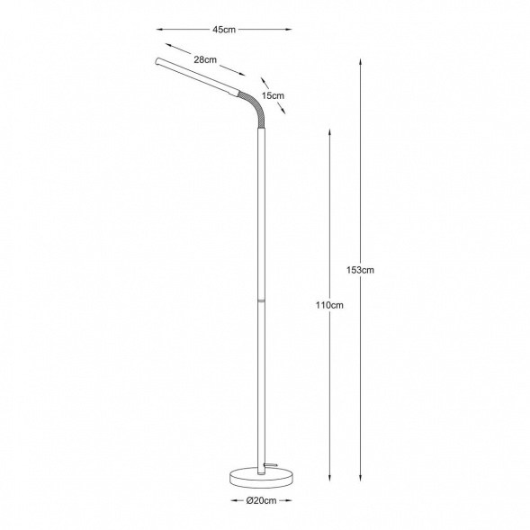 Торшер Lucide Gilly 36712/05/31