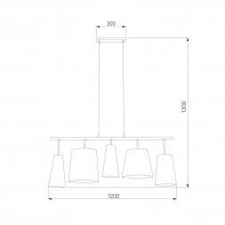 Подвесной светильник TK Lighting 1908 Pedro 5