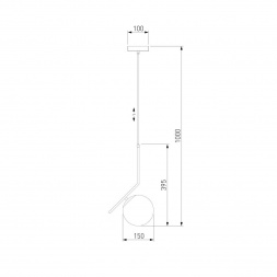 Подвесной светильник Eurosvet 50152/1 хром