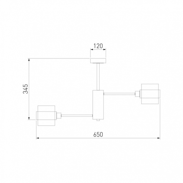 Потолочная люстра Eurosvet Arcada 70127/6 черный