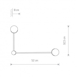 Настенный светильник Nowodvorski Orbit 7801