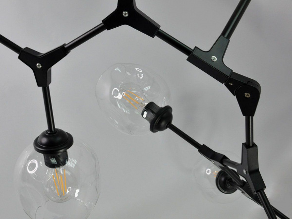 Подвесная люстра Elvan LU-113/8-Е27-Bl