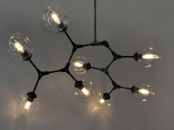 Подвесная люстра Elvan LU-113/8-Е27-Bl