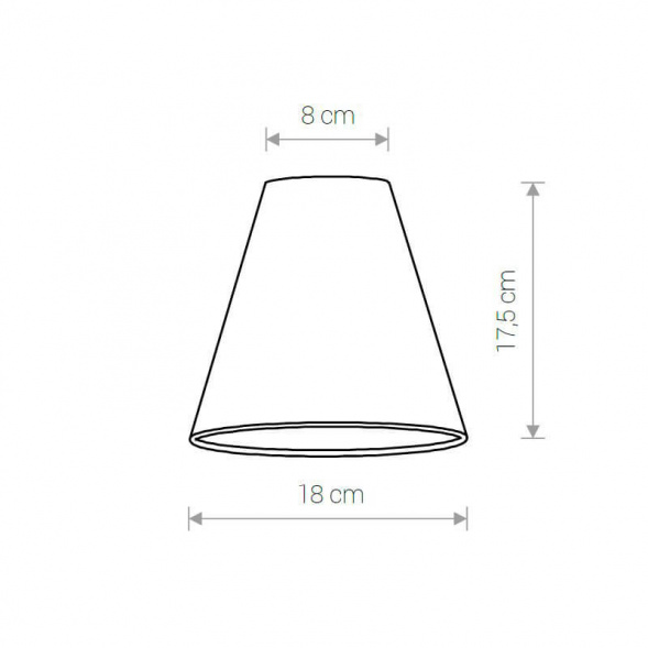 Абажур Nowodvorski Cameleon Cone S 8416