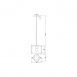 Подвесной светильник Vele Luce Cross VL5272P01