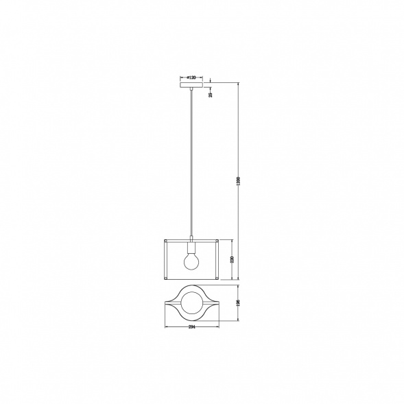 Подвесной светильник Vele Luce Cross VL5272P01