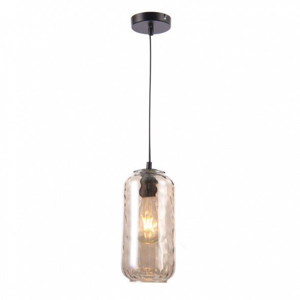 Подвесной светильник Escada Rise 10177/1S Black/Cognac