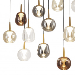 Подвесная светодиодная люстра Mantra Andromeda 8936+14PL