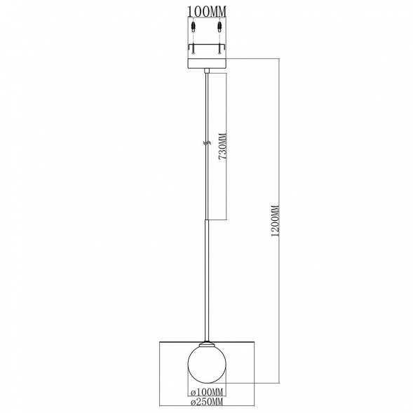Подвесной светильник Moderli Scrumbel V6044-1P