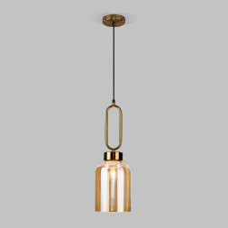 Подвесной светильник Eurosvet Flou 50229/1 янтарный