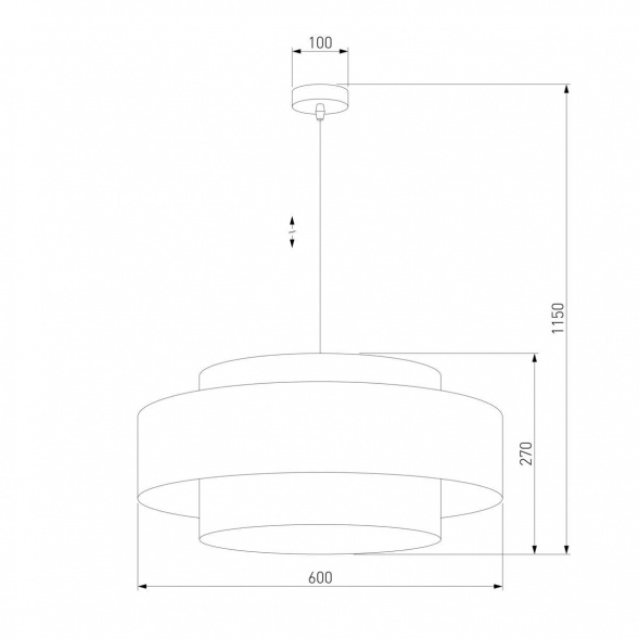 Подвесной светильник TK Lighting 4376 Calisto