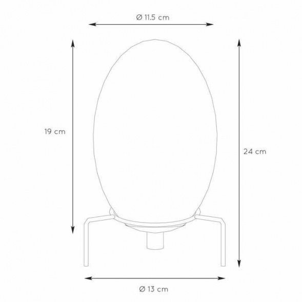 Настольная лампа Lucide Extravaganza Bellister 03527/01/62