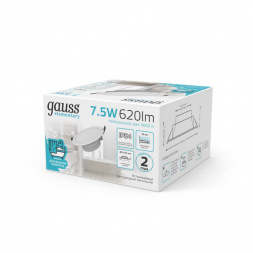 Встраиваемый светодиодный светильник Gauss Elementary Downlight 999420207