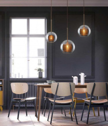 Подвесной светильник Imperium Loft Catch Smoky 186738-23