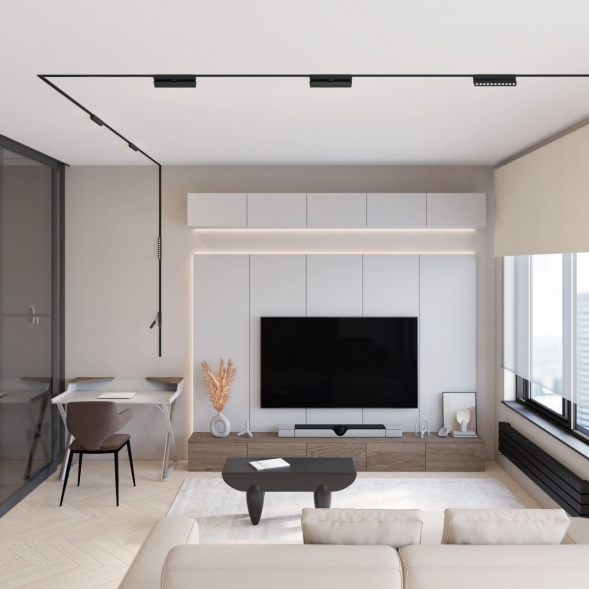 Трековый светильник Denkirs Air Grill DK5368-BK