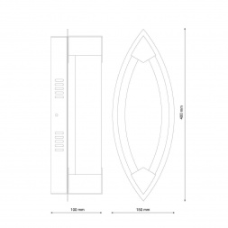 Настенный светильник Lucia Tucci Modena W172.1 Large LED400