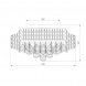 Потолочная люстра Eurosvet 16017/6 белый с серебром Strotskis