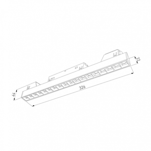 Трековый светодиодный светильник Elektrostandard Slim Magnetic 85006/01 a067377