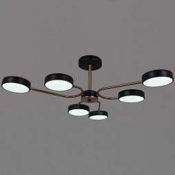 Светильник потолочный Reluce 03325-0.3-06 BK+COPPER