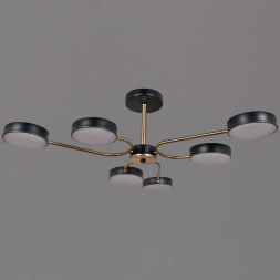 Светильник потолочный Reluce 03325-0.3-06 BK+COPPER