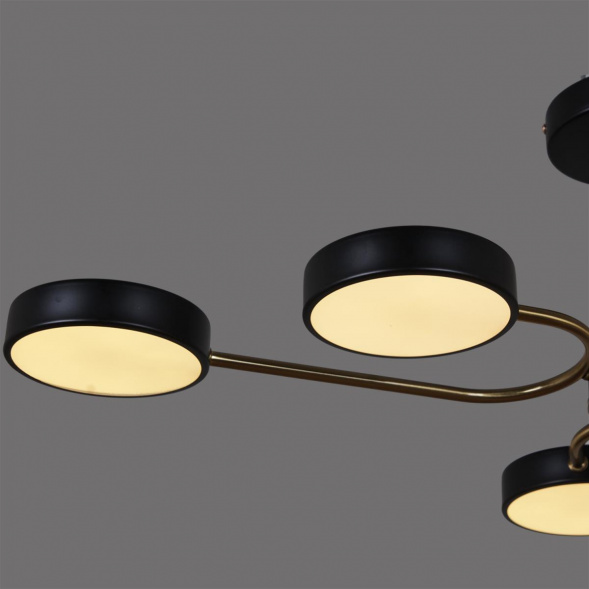 Светильник потолочный Reluce 03325-0.3-06 BK+COPPER