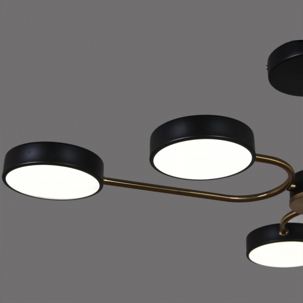 Светильник потолочный Reluce 03325-0.3-06 BK+COPPER