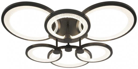 Светильник потолочный светодиодный ЭРА Модерн С ДУ Odry CLL-1-117-RC BK Б0069752