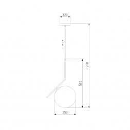 Подвесной светильник Eurosvet 50153/1 латунь