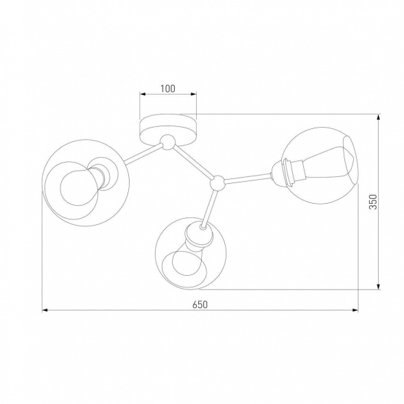 Потолочная люстра TK Lighting 1935 Fairy