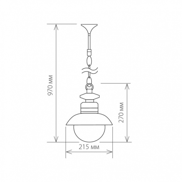 Уличный подвесной cветильник Elektrostandard Talli H GL 3002H брауни a038482