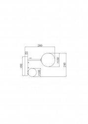 Бра Freya Sphirity FR5376WL-02B