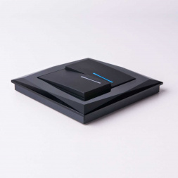 Рамка на 1 пост Werkel Diamant черный W0011208 4690389158797