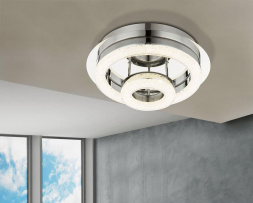 Потолочный светодиодный светильник Globo Spikur 49223-18