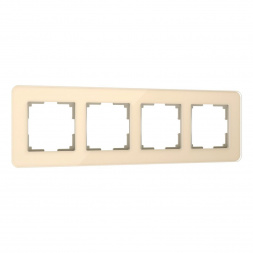 Рамка Werkel Elite на 4 поста айвори W0042443 4690389180811