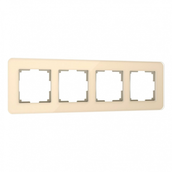 Рамка Werkel Elite на 4 поста айвори W0042443 4690389180811
