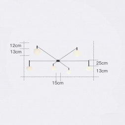 Потолочная люстра Imperium Loft Rangel 213693-26