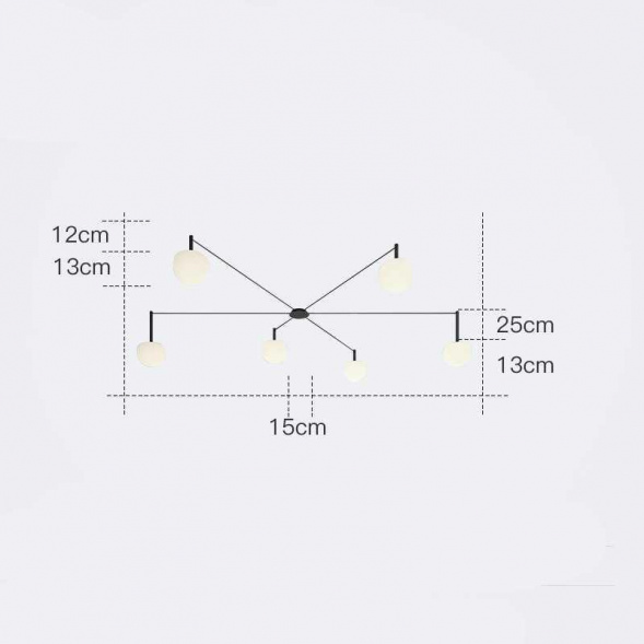 Потолочная люстра Imperium Loft Rangel 213693-26