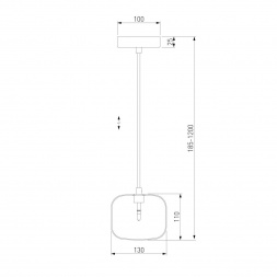 Подвесной светильник Eurosvet Jar 50128/1 золото