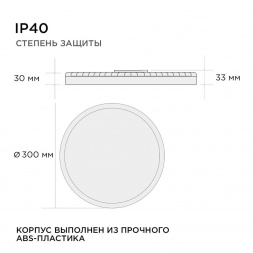 Накладной светильник Apeyron 18-140