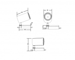 Трековый светодиодный светильник Maytoni Technical Trinity Vuoro TR029-3-30W4K-W