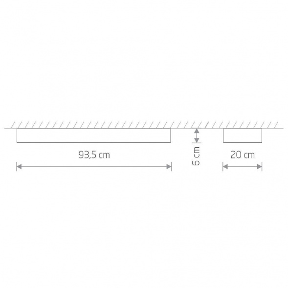 Потолочный светильник Nowodvorski Soft Ceiling Led 90x20 7531